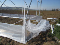 Bloccare il telo testata e zoccolatura con l'apposito profilo.